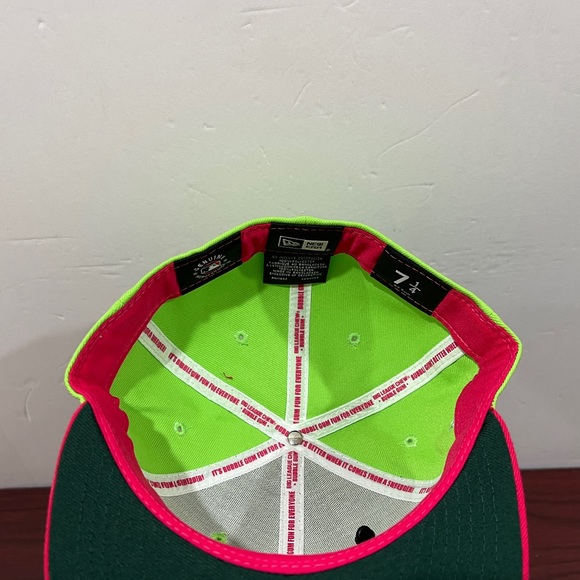 New Era x Big League Chew, 59Fifty Fitted Hat, Tampa Bay Rays, Watermelon - Picture 4 of 12